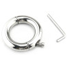 Generique Cockring Métal Goliath avec vis